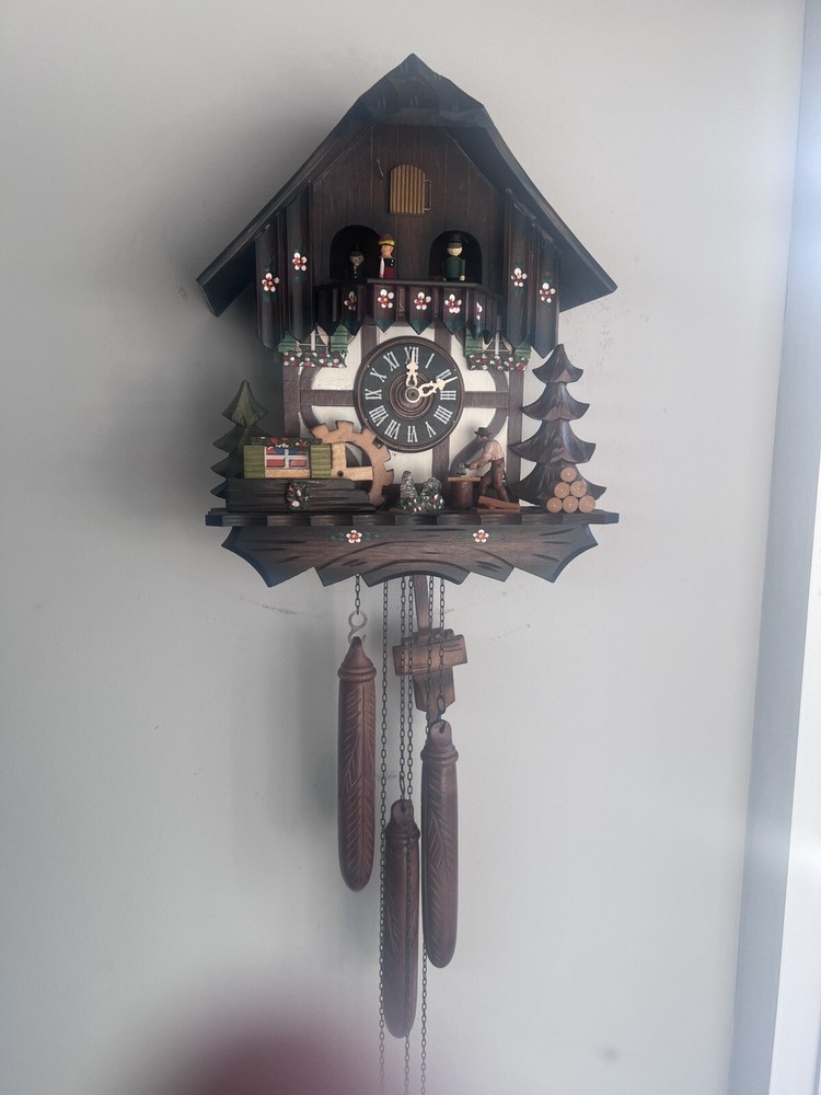 Cuckoo Clock Wooden Weights 1 Day