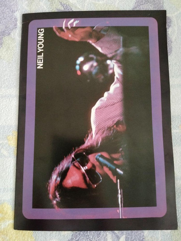Neil Young 1976 pamphlet with poster
