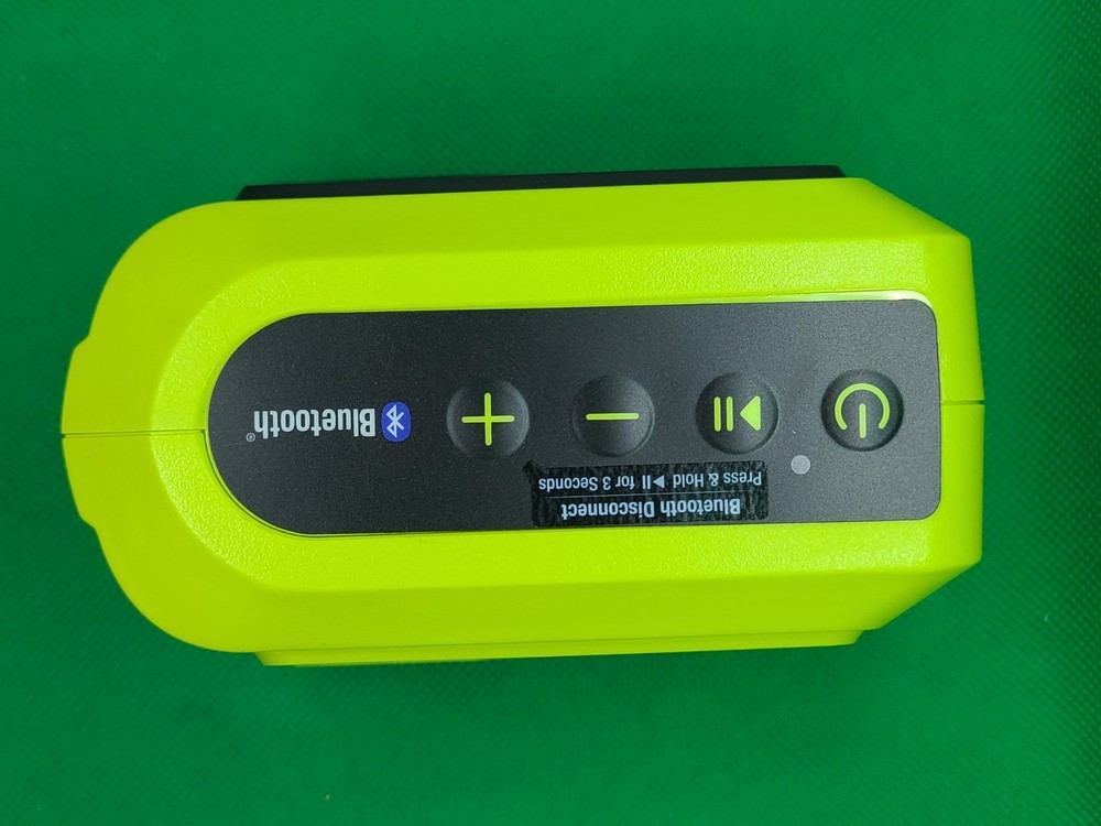 Ryobi ONE+ Portable Compact Smart Bluetooth Speaker PAD02 Tool Only