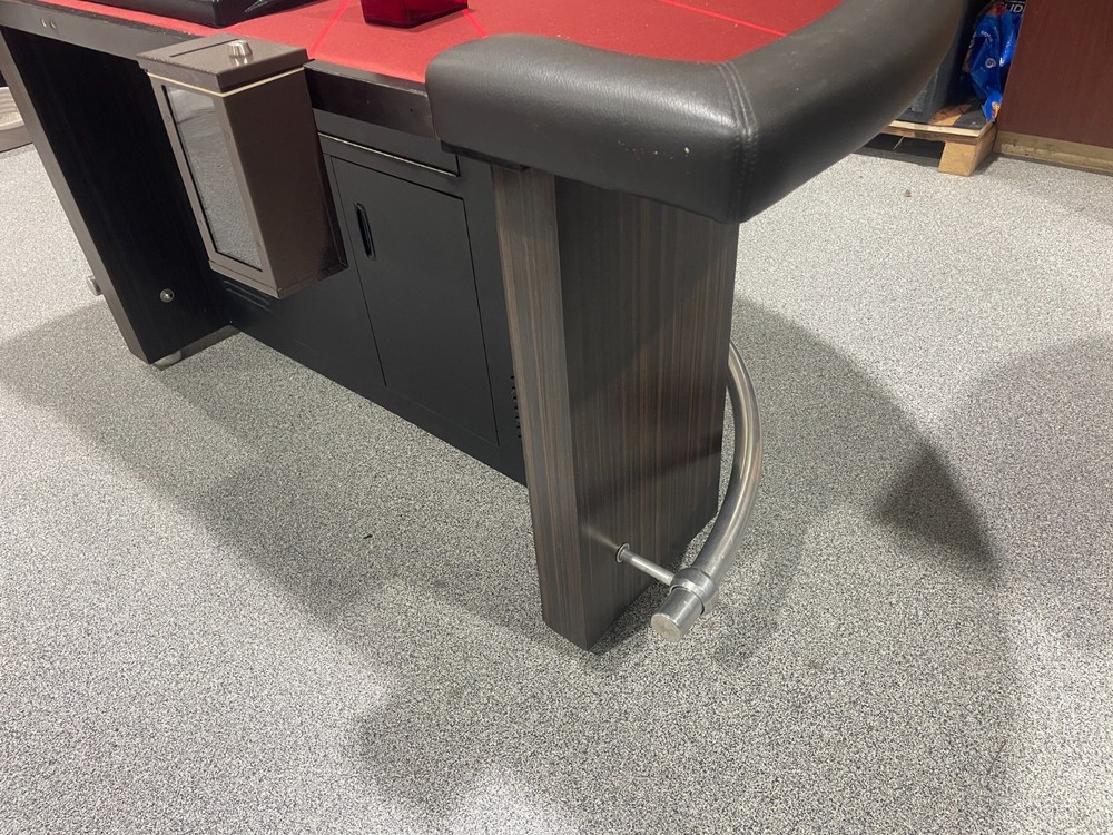 Blackjack Table Wood Laminated Legs BJ-SU-ESC#9 RED