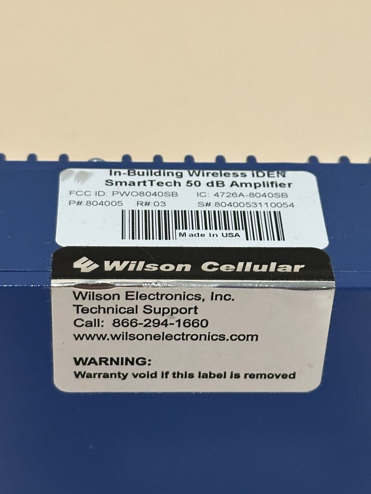 Wilson In-building Wireless Amplifer