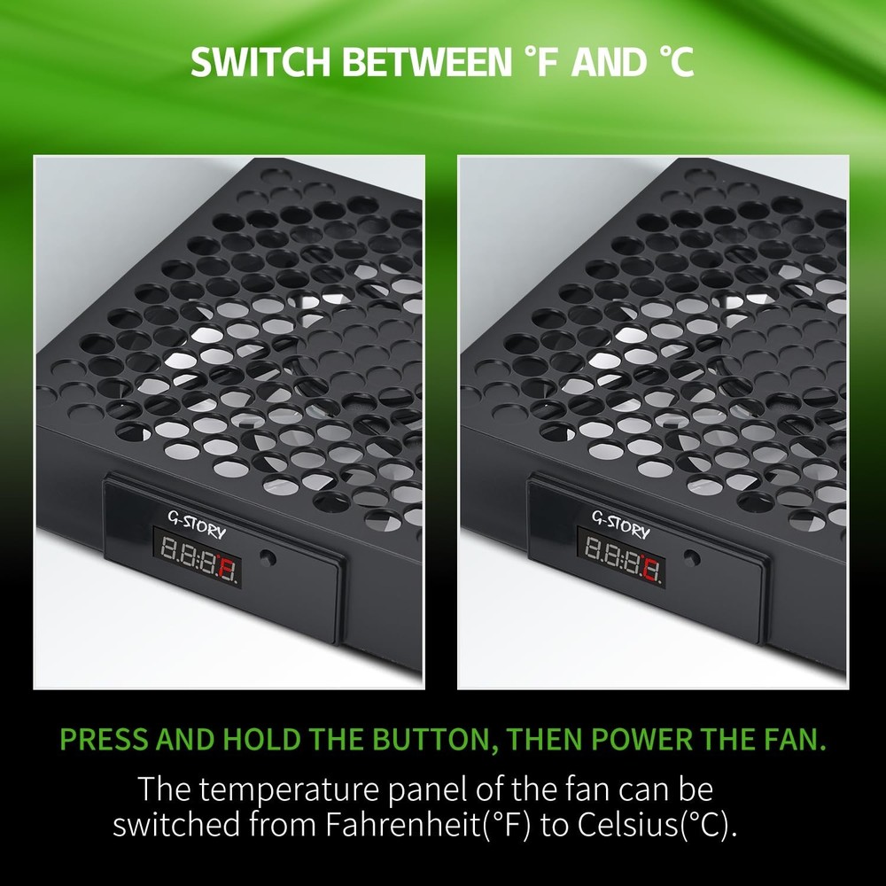 Automatic Temperature-Controlled Fan for Xbox Series S