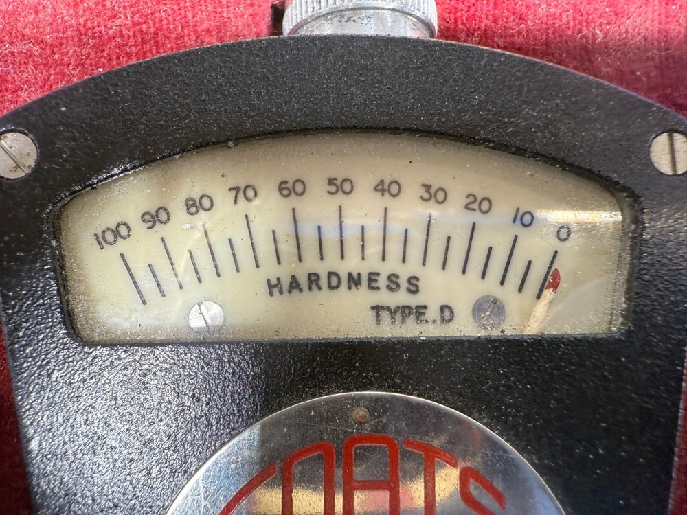 Vintage Coats Machine Tool Co. Ltd Comaco Rubber Hardness Tester