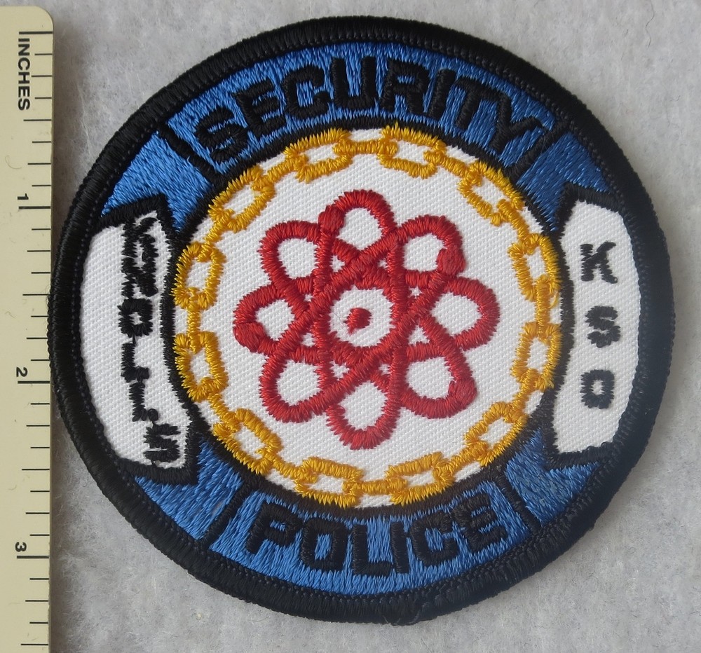 KNOLLS KSO SECURITY POLICE PATCH Vintage ORIGINAL