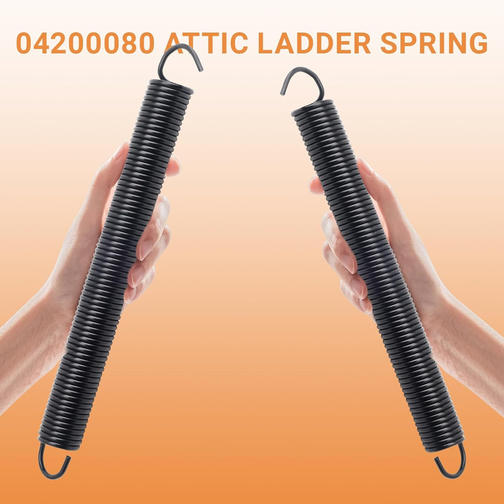 Attic Ladder Spring Replacement Kit 11 1/2 Overall Length (2-Pack)