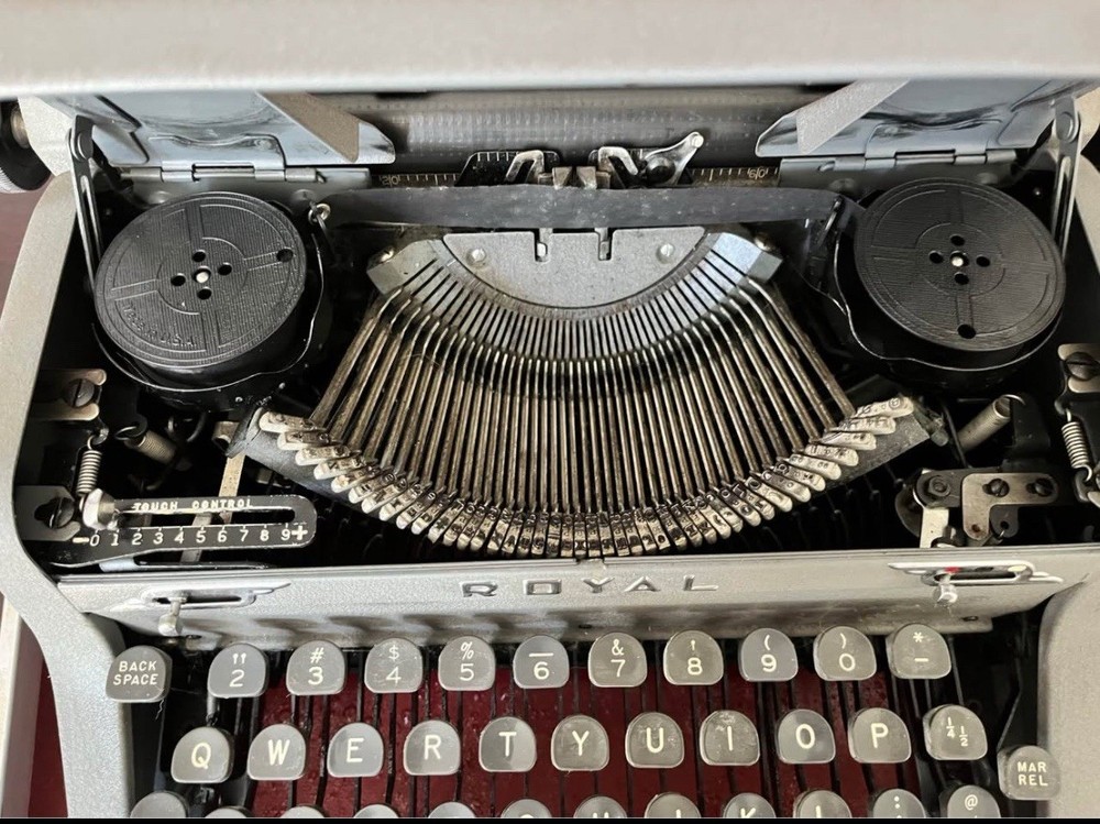 Royal Typewriter With Case