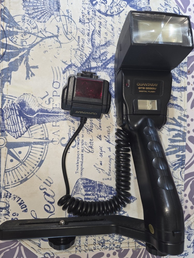 QUANTARAY QTB-9550U DIGITAL Flash  Off Camera Module CN Tested Bar Outfit 9+++