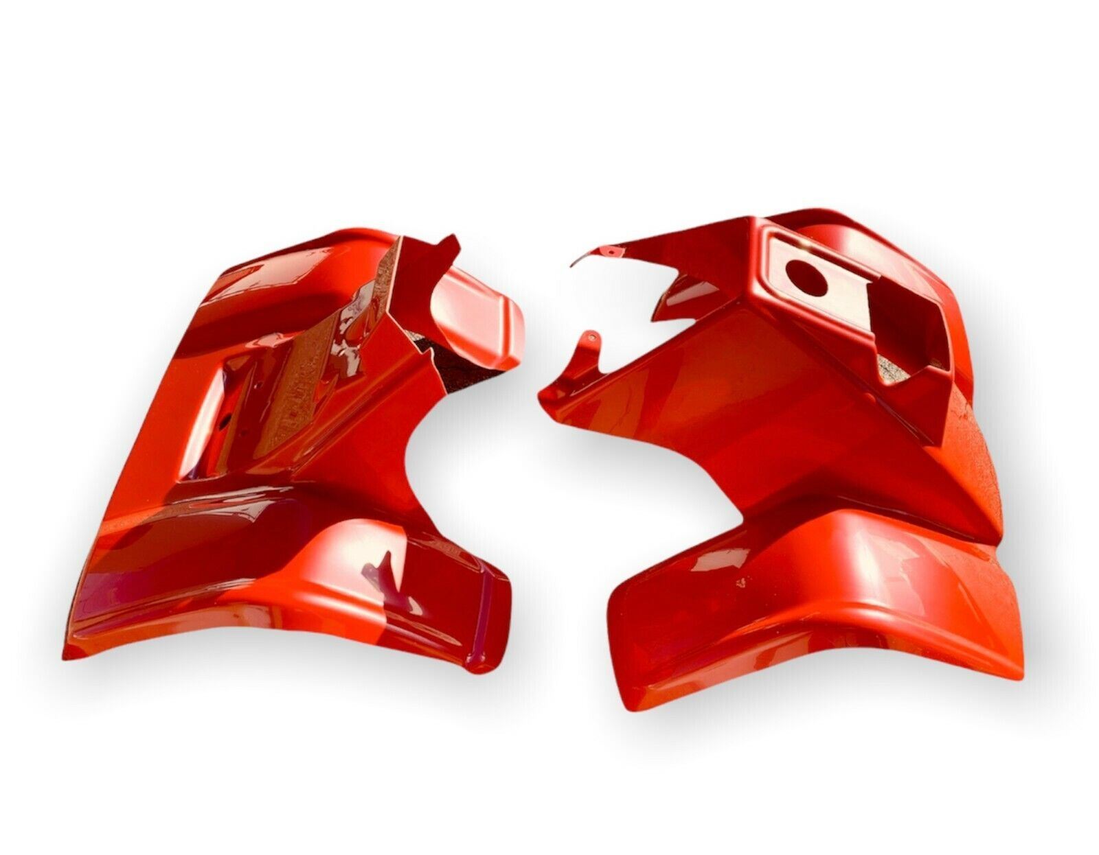 KTX Pro HONDA TRX70 FRONT AND REAR FENDER SET RED 86-87 SET TPO PLASTICS