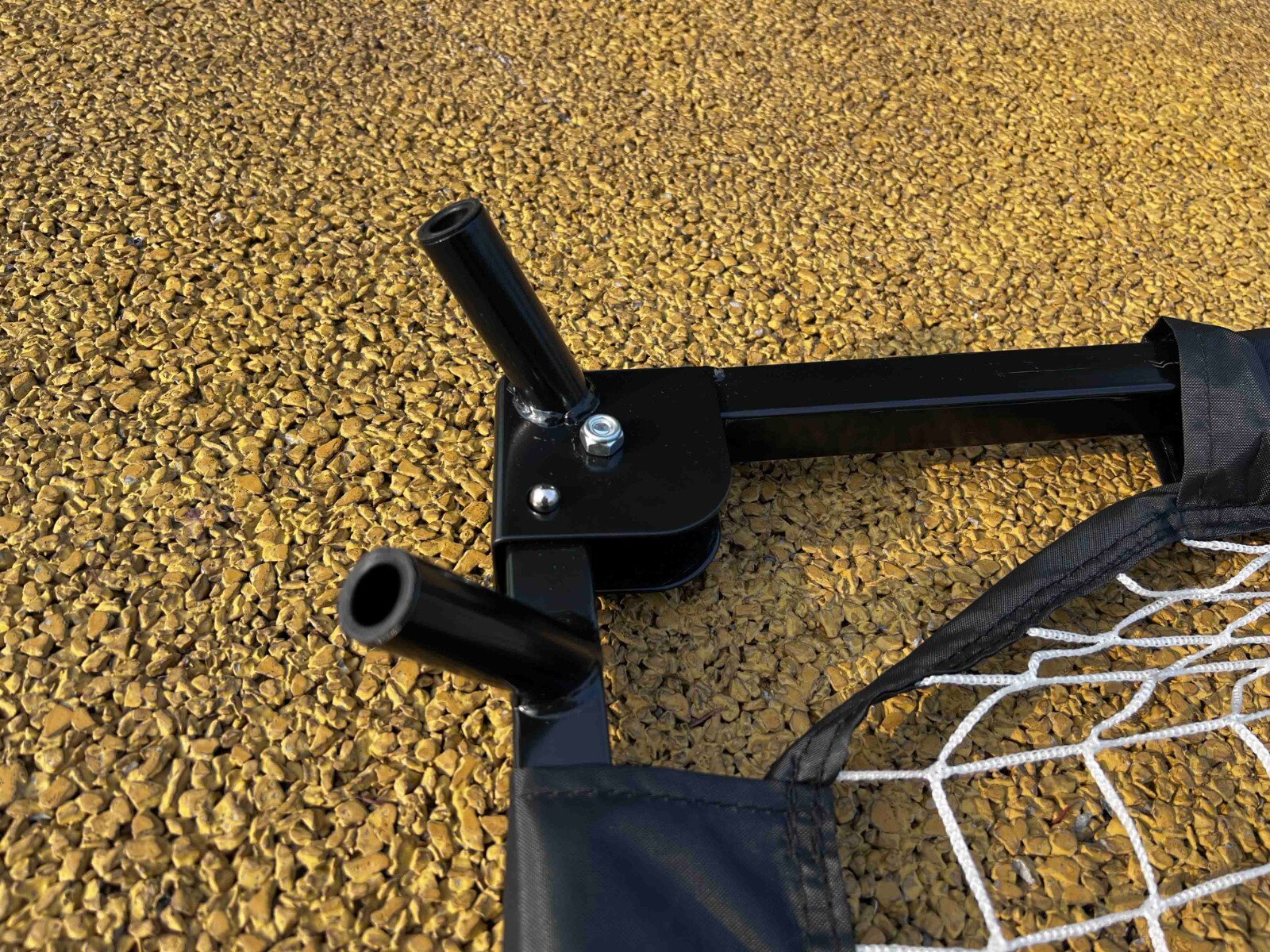 Soccer Goal 12'x6' Portable Soccer Net for Backyard w/Frame & Bag Black