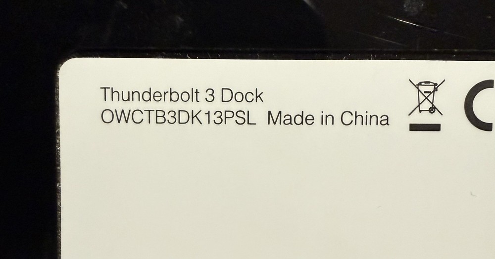 OWC Thunderbolt 3 Docking Station OWCTB3DK13PSL USB 3.1, USB-C, SD, DP, FireWire