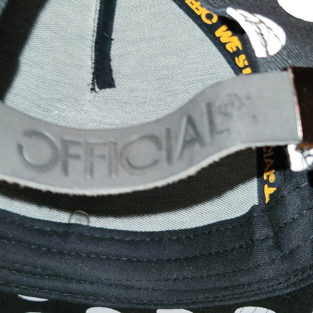 Official Strapback Adjustable Black & White Hat Cap
