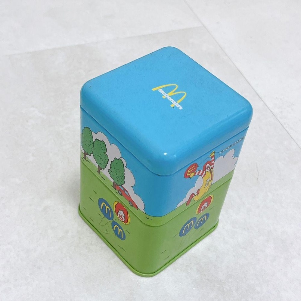 Retro Donald McDonald 2-tier tin can