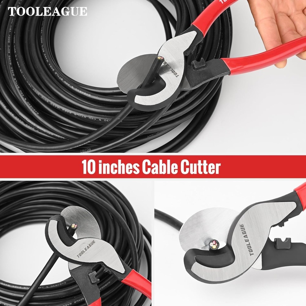 Durable Dual Cable Cutter Set, 10” & 14” Sizes, High Performance for Pros