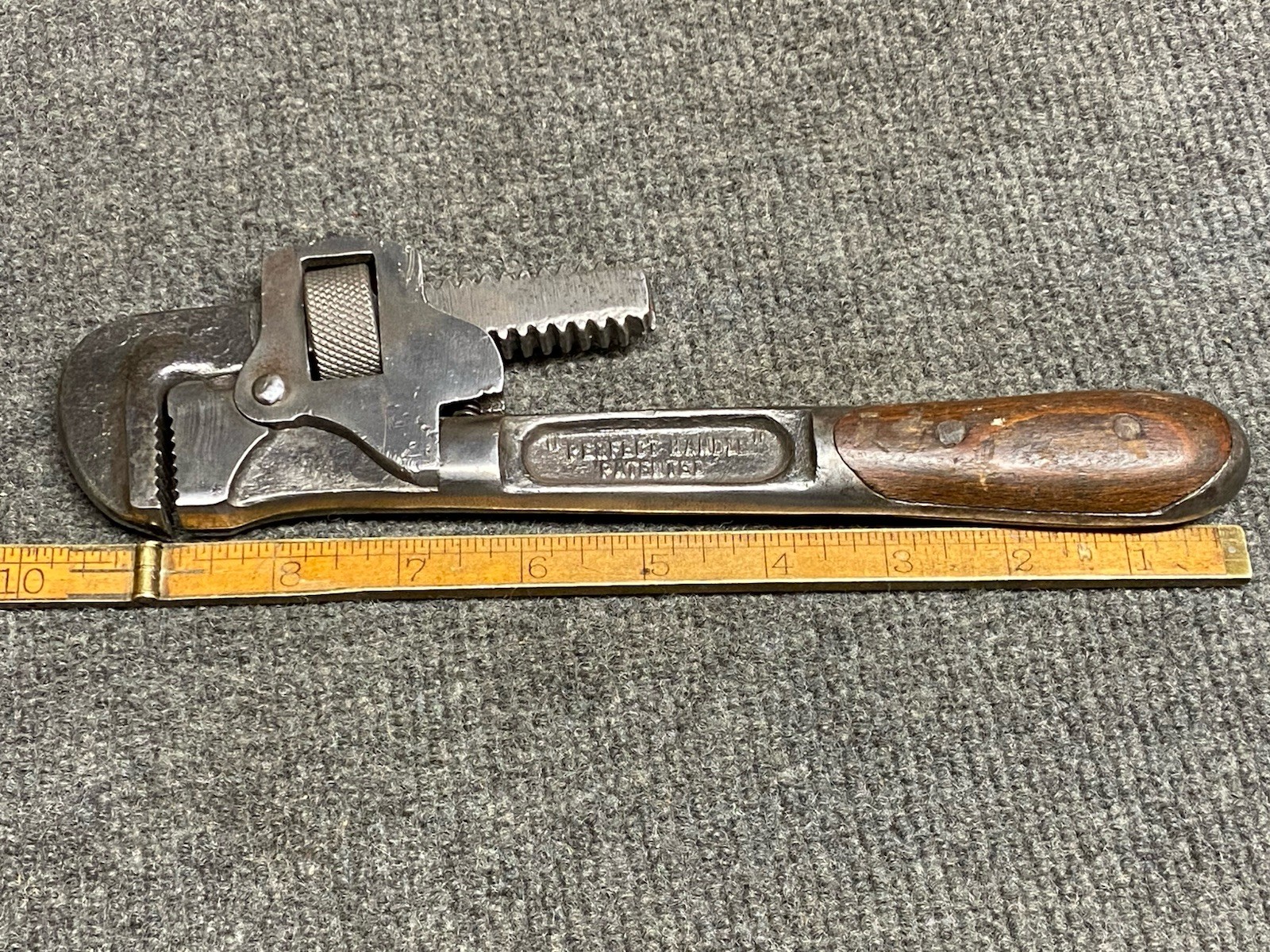 Vintage H D Smith Perfect Handle 10” Stillson Style Pipe Wrench USA