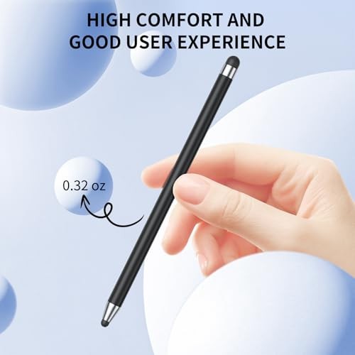 Stylus (10Pcs), Stylus Pen for Touchscreen, High Precision and Black