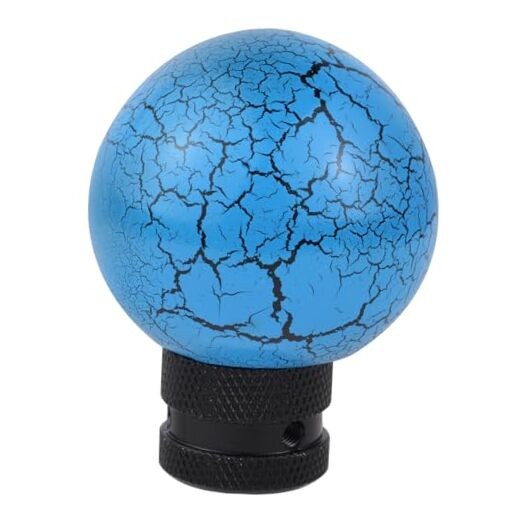 Round Shift Knob Car Stick Shifter Knobs Thunder Ball Gear Lever Shifing Blue