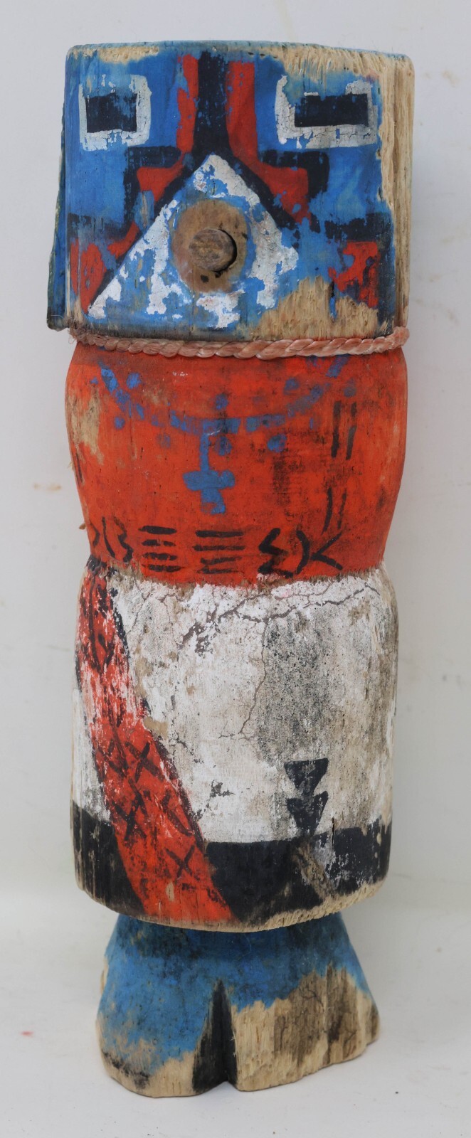 Four Antique Hopi Kachina Dolls Pueblo Indian Painted Wood Carved Sculptures VTG