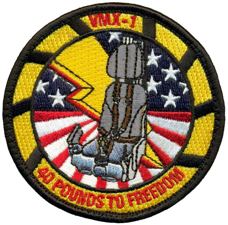 USMC MARINE OPERATIONAL TEST & EVALUATION SQUADRON 1 (VMX-1) EJECTION SEAT PATCH