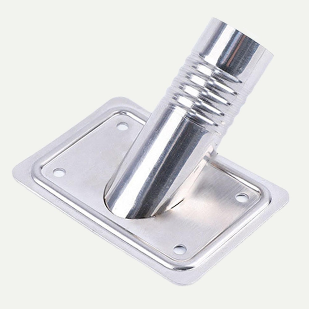 Stainless Steel Wire Brush Handle Adapter 45° Tilt Design Interface Inner
