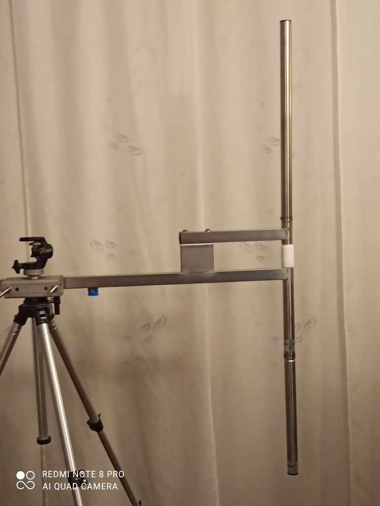 PROFESSIONAL ANTENNA STAINLESS STEEL & CABLE TESTED FM BROADCAST POWER FOR 2KW