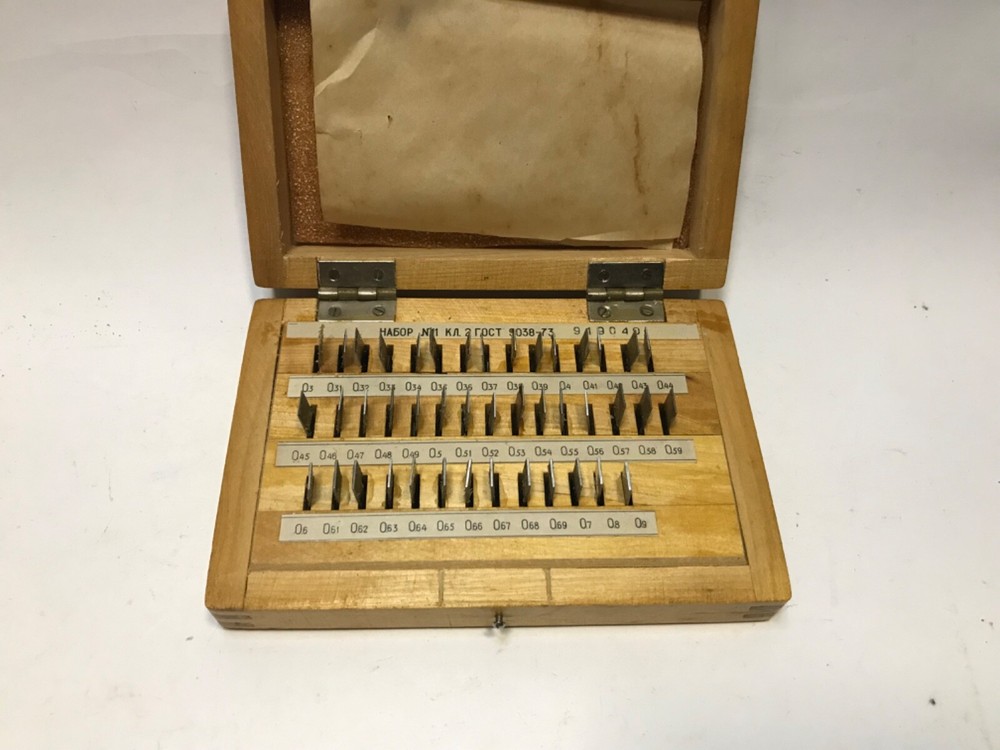 Set of Precision Measuring Blocks Plane-Parallel Length Measures Набор №11 КЛ
