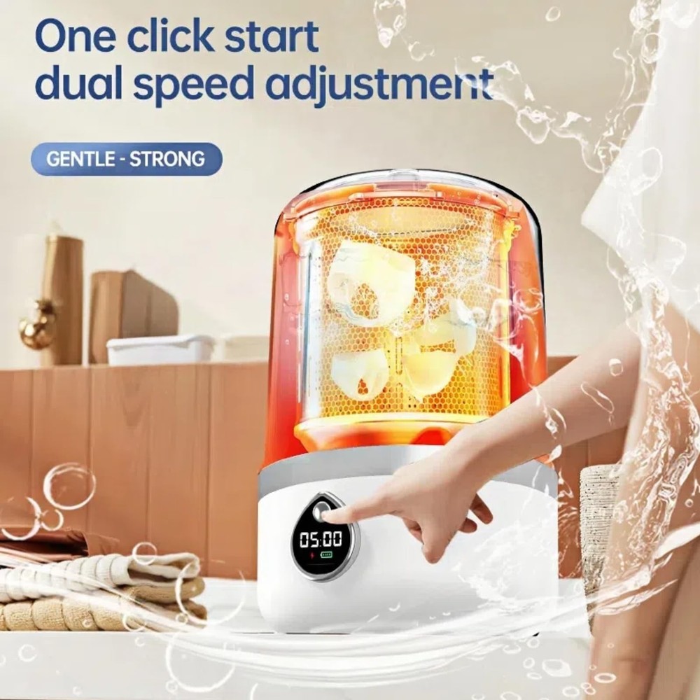Portable Washing Machine, Compact Mini Washing Machine for Delicates & light ...