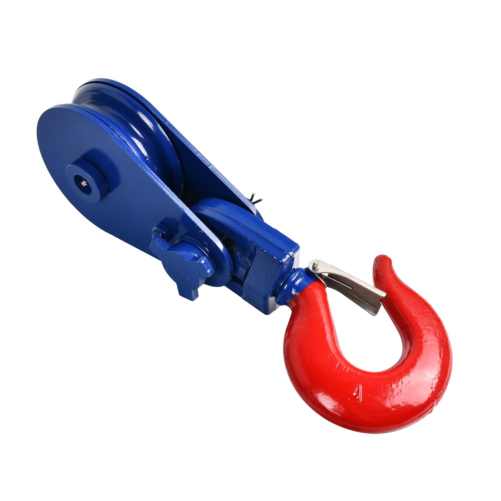 8 Ton Snatch Block 6" Sheave 3/4" Wire Rope + Swivel Hook For Wrecker Roll Back