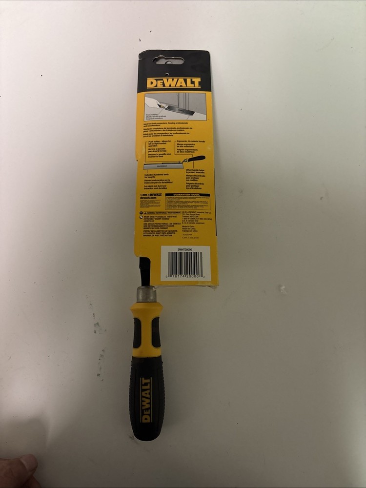 DeWalt Flush Cut Reversing Backsaw 10” w/Offset Handle DWHT 2000