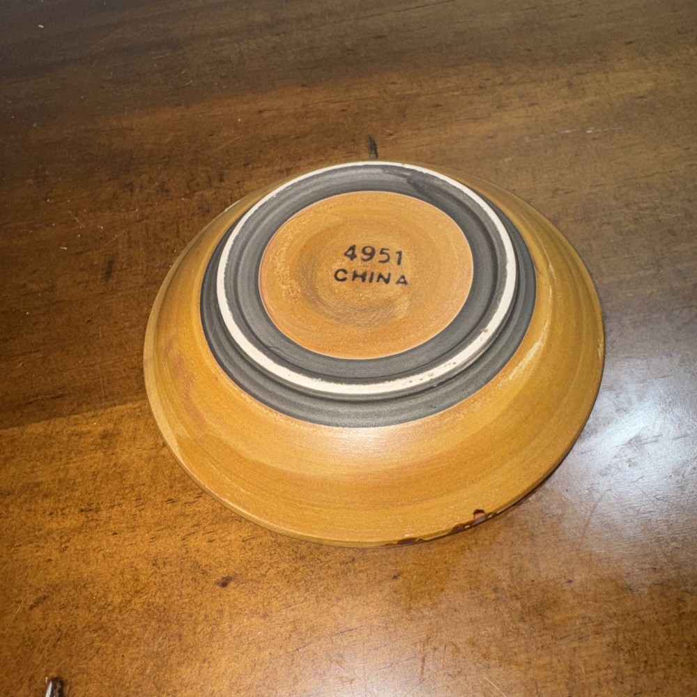 Sango Splash Brown Individual 4.5” Dip Dish