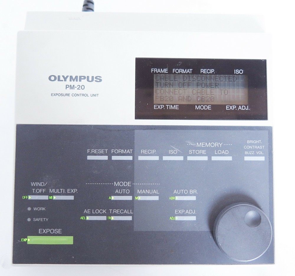 Olympus Exposure Control Unit PM-PB20 PM-DA35DX PM-CB20