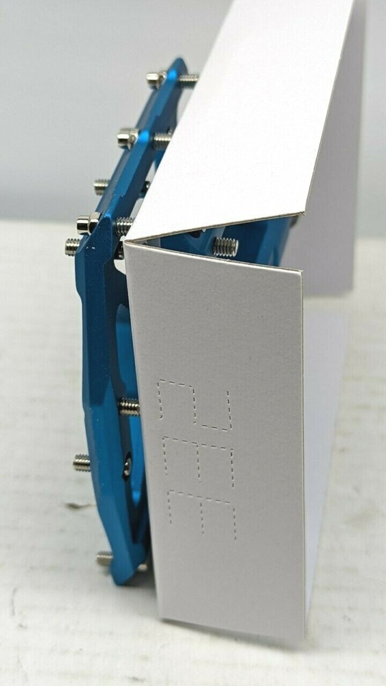 Exustar E-PB557-RD blue alloy MTB platform pedals EPS