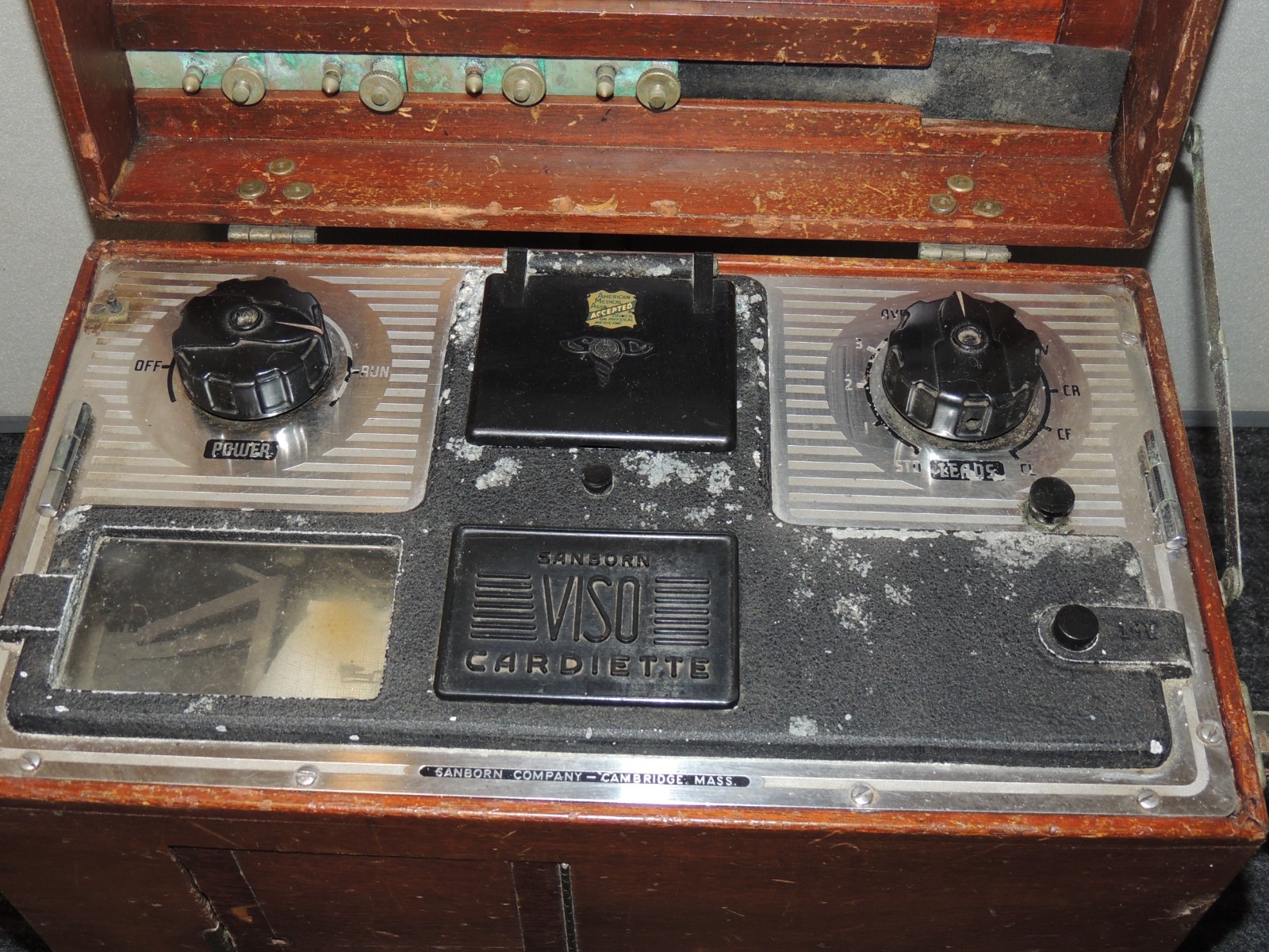 Vintage Sanborn Viso Cardiette Electrocardiograph Machine