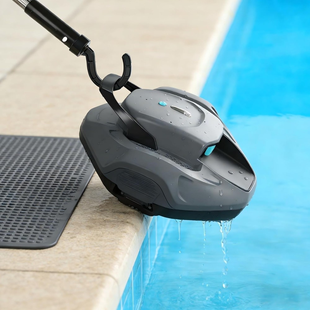 Versatile Pool Cleaner Hook - For Cordless, Above Ground & Underwater Use, 3.7"L