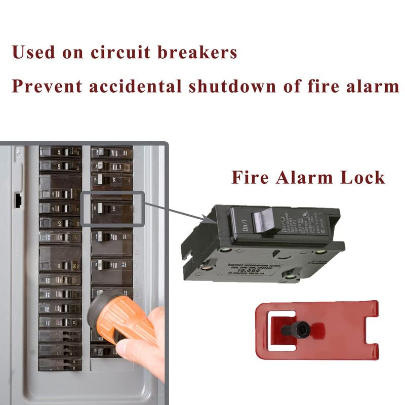 ELOCK-FA Fire Alarm Lock E-Series Lockout Kit Red1 RED