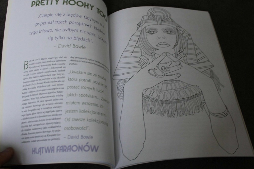 David Bowie Starman Coloring Book