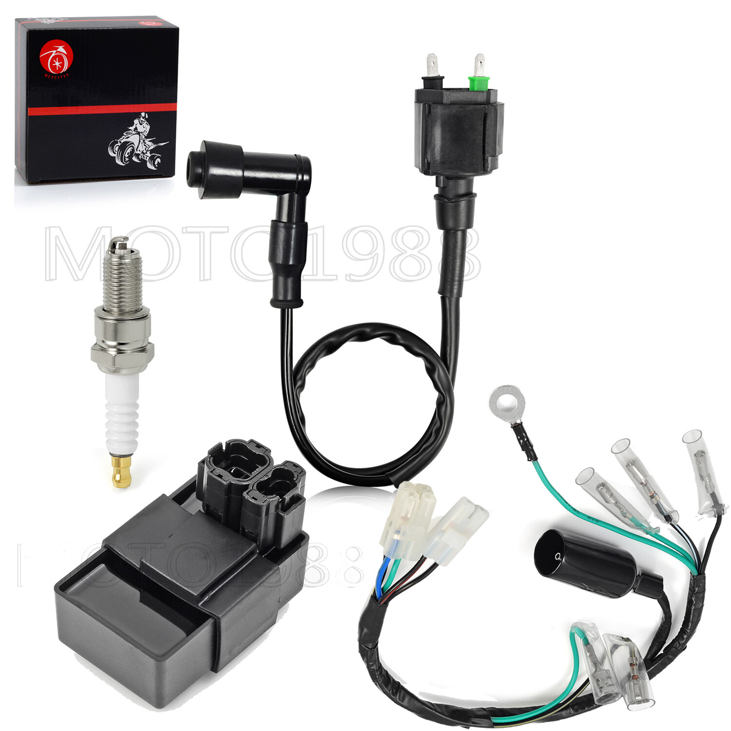 Wire Harness igniter CDI Ignition Coil Plug For HONDA CRF100F CRF80F XR80 XR100R