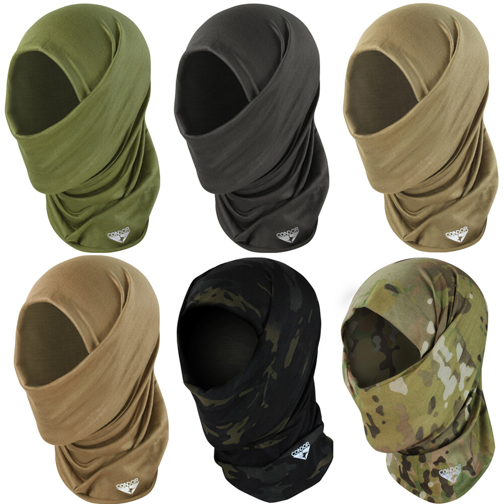 Condor Polyester Tactical Multi-Wrap Airsoft Neck Gaiter Balaclava Face Wrap 212