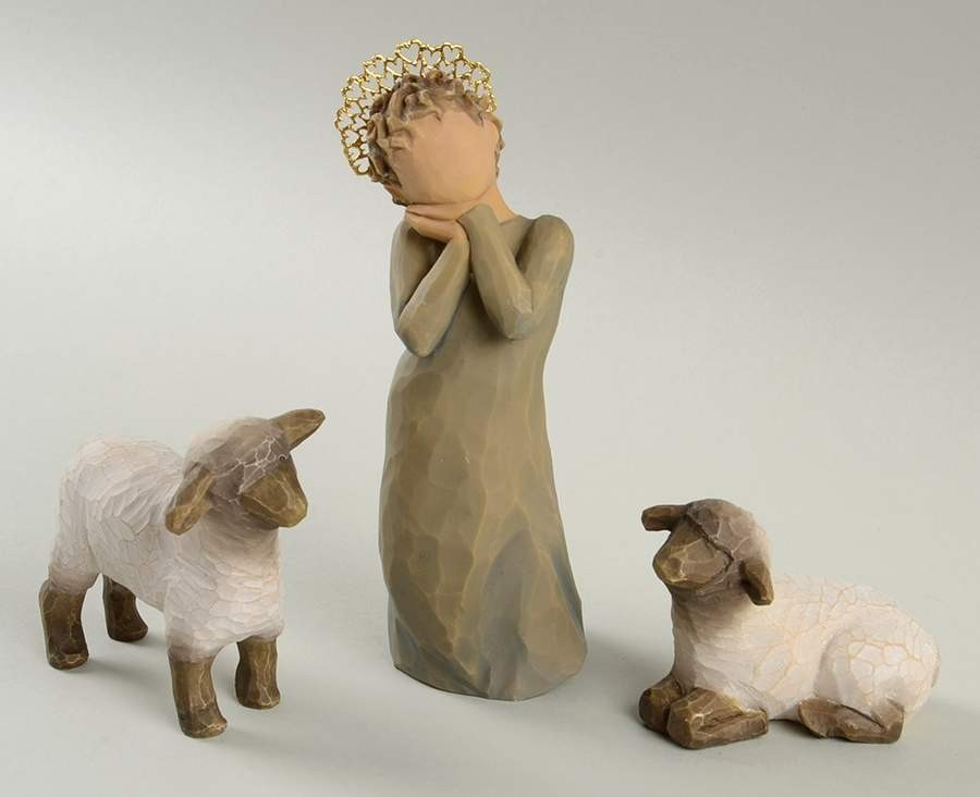 Demdaco Willow Tree Nativity Little Shepherdess - Boxed 10281677