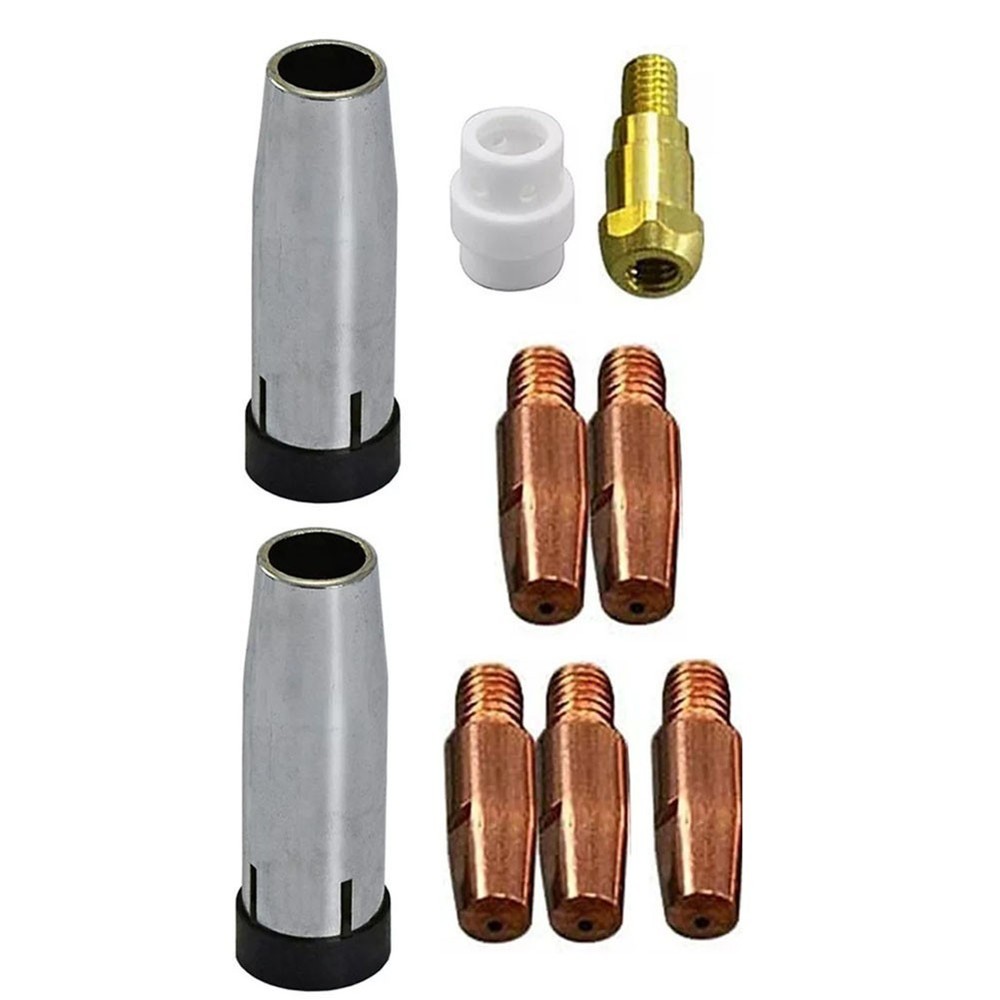 9PCS For MIG Welder Accessory Set for 24KD Torch Includes Contact Tips Diffuser