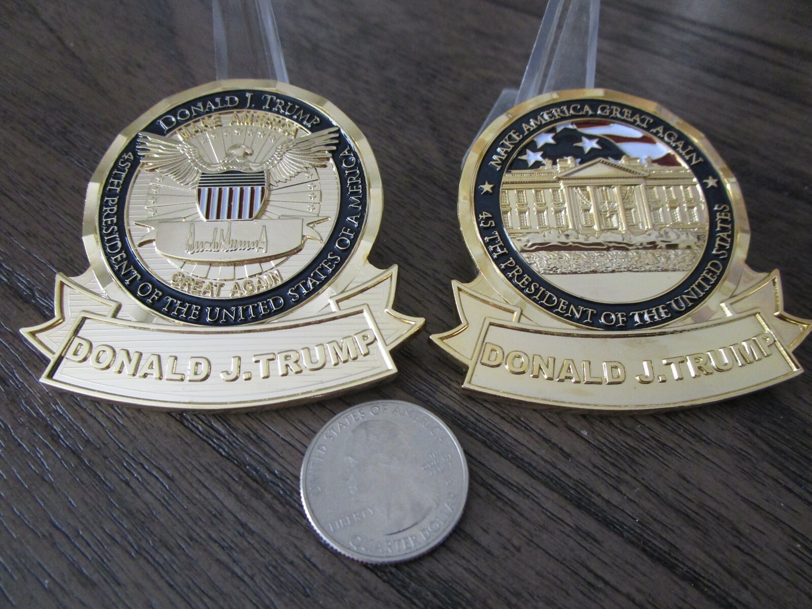 President Donald Trump White House MAGA POTUS Challenge Coin