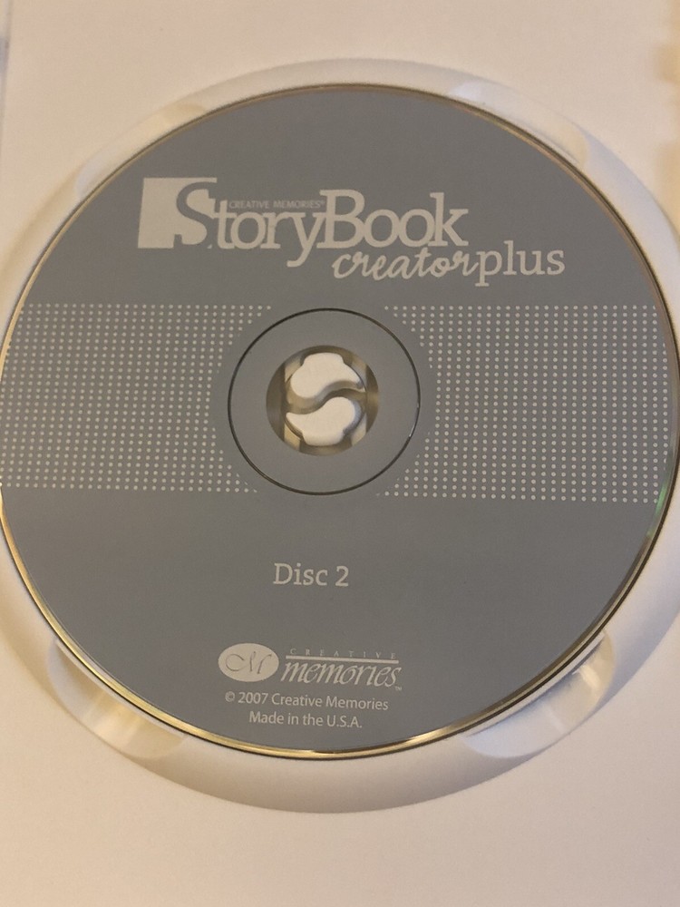 Creative Memories STORYBOOK CREATOR PLUS Content Collection Software Windows XP