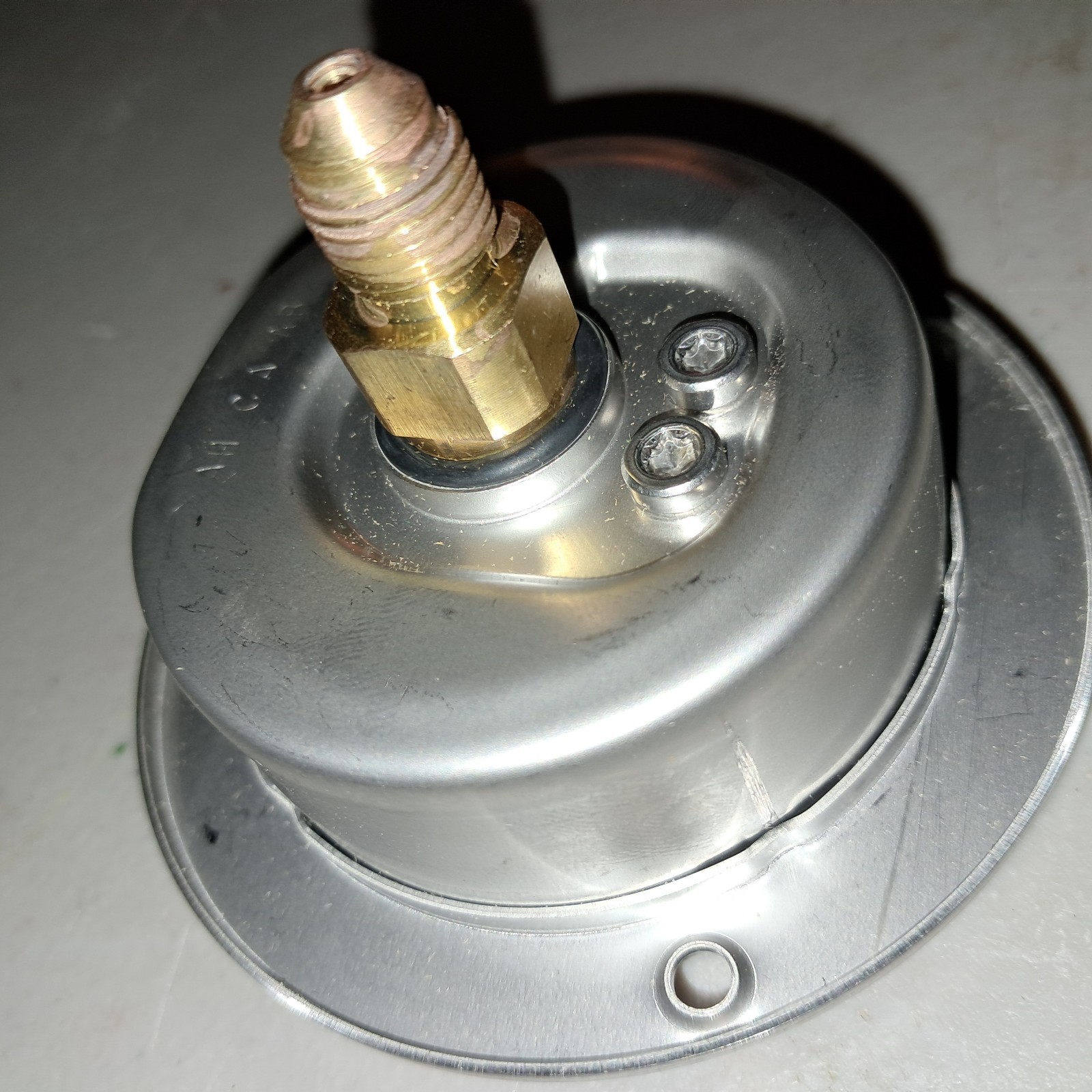 2.5" 63mm Liquid Filled Pressure Gauge 0-5000 PSI 4an 1/4 JIC Panel Flush Mount