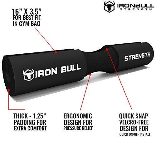 Advanced Squat Pad - Barbell Pad for Squats, Lunges & Hip Thrusts - Neck &