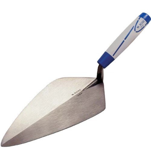 W Rose Brick Trowel 11" Wide London Pattern ProForm Handle