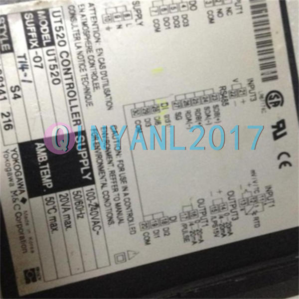 1PCS USED Yokogawa UT520-07 UT520 Temperature Controller