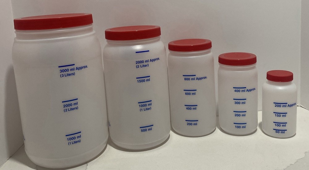 2 Eisco Labs 1000ml Measuring Cylinder & 1 Set Learning Resources Measuring Jar