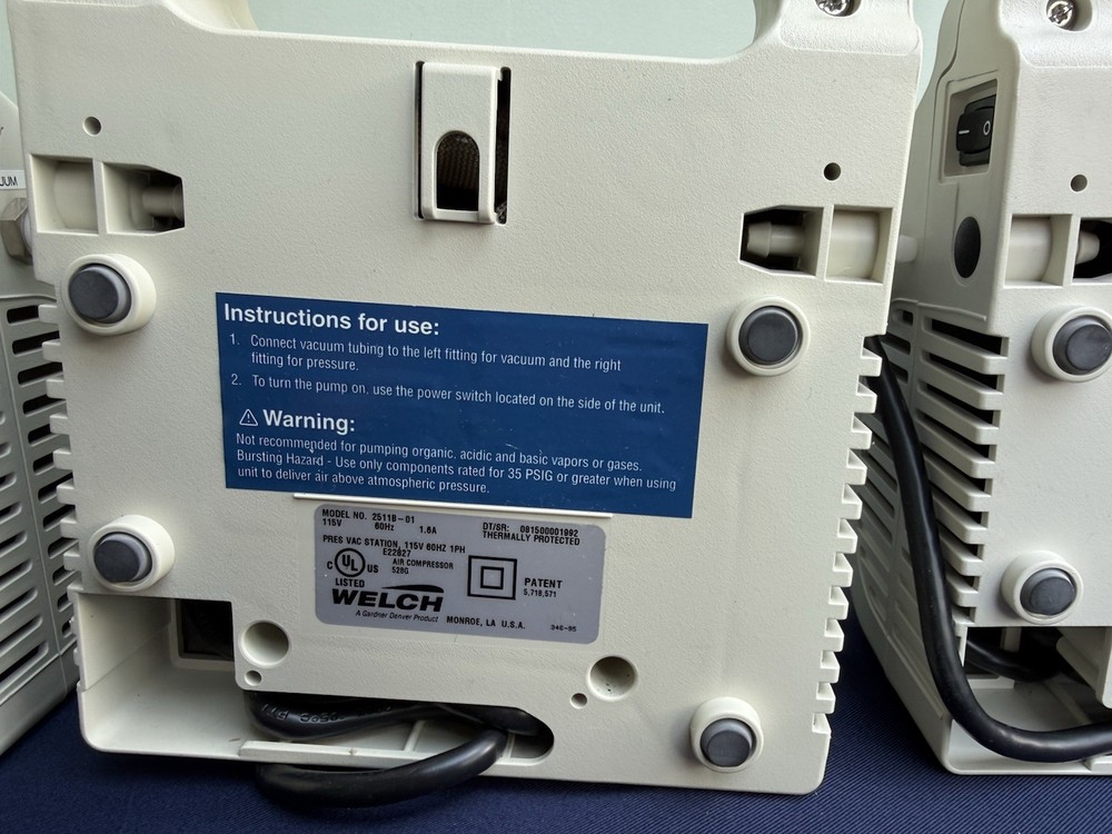 WELCH 2511B-01 Dry Vacuum Pump /Compressor Guaranteed Working