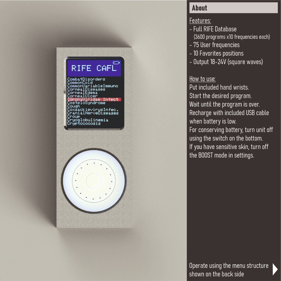 CureGen [color plus] - Frequency Generator (ZAPPER)