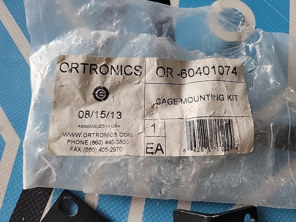 ORTRONICS OR-60401074 Cage Mounting L Brackets **No Hardware