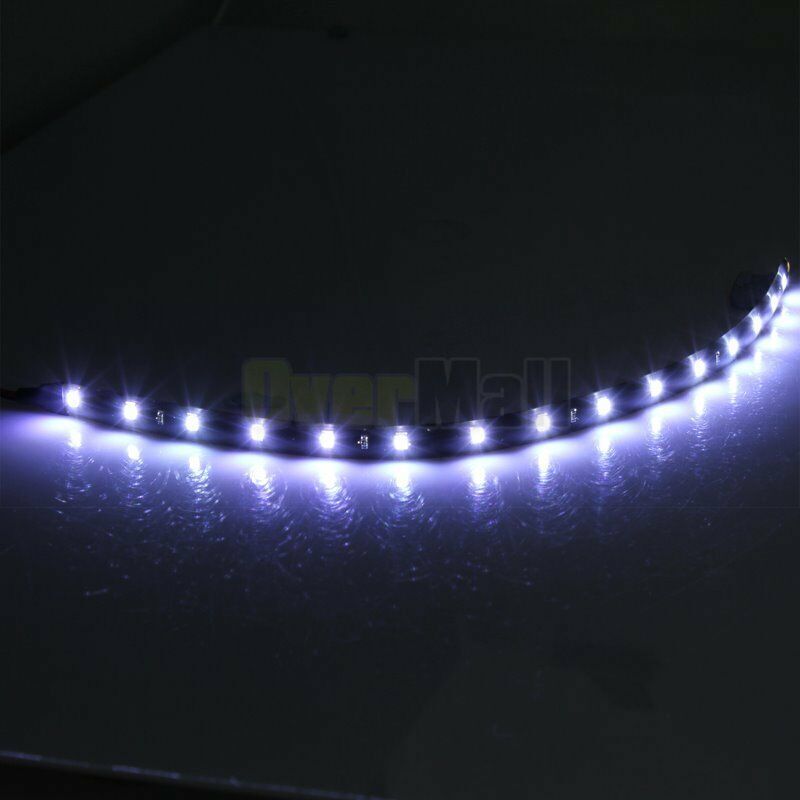 Light Strip Flexible Flat LED Waterproof Car/Boat/Motorcycle Universal 12V DC